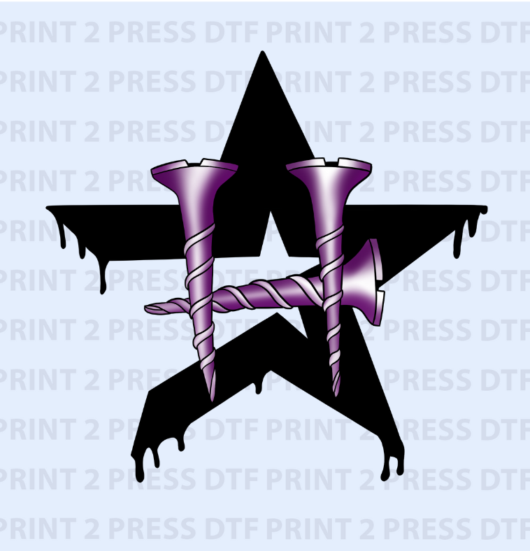 Black Drip Star H