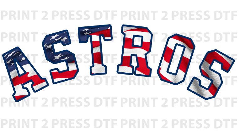 Astros USA Flag