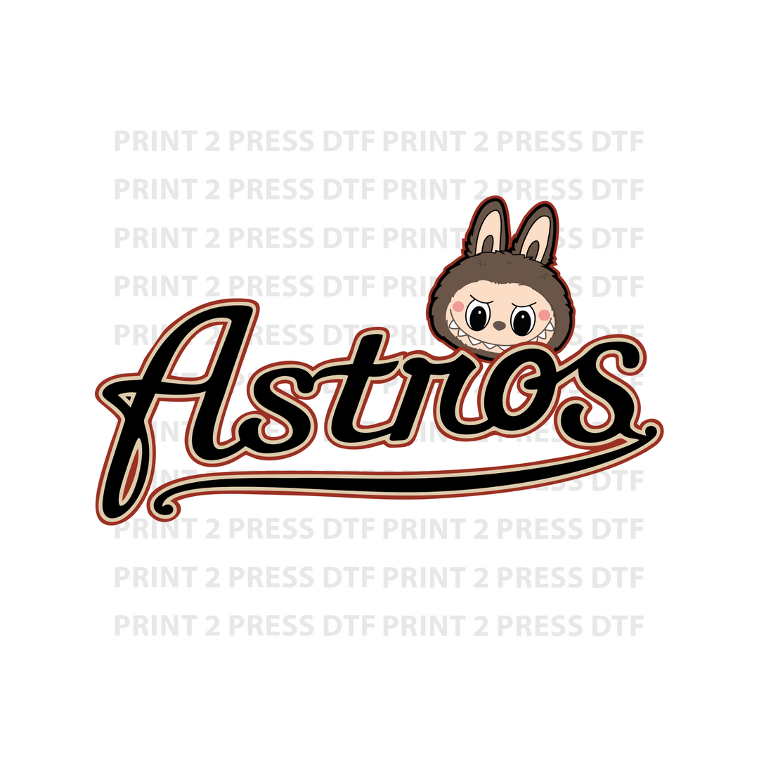 Retro Astros Labubu