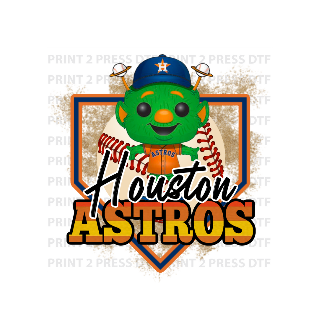 Home Plate Green Mascot