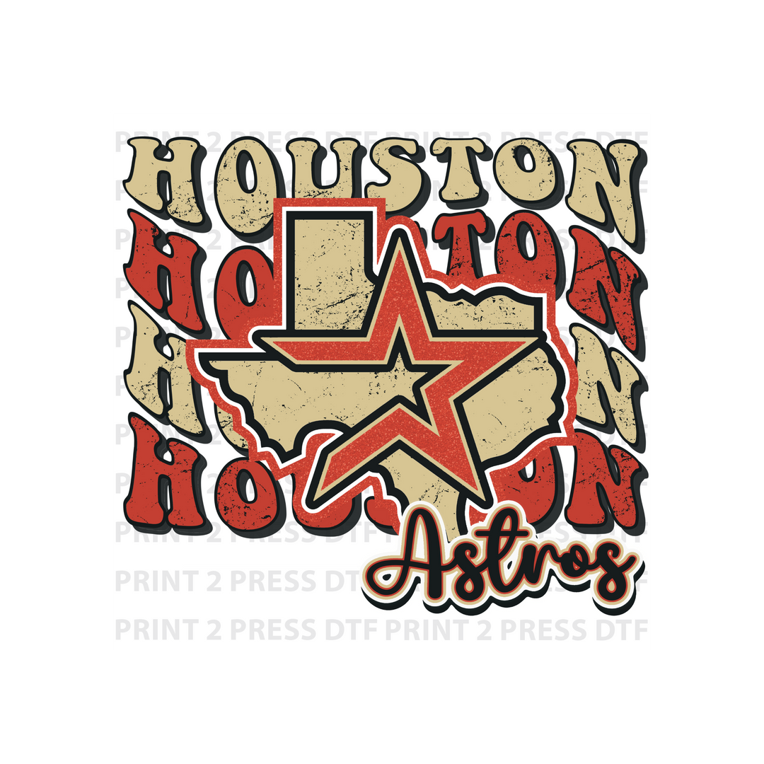 Astros Retro Orange Star
