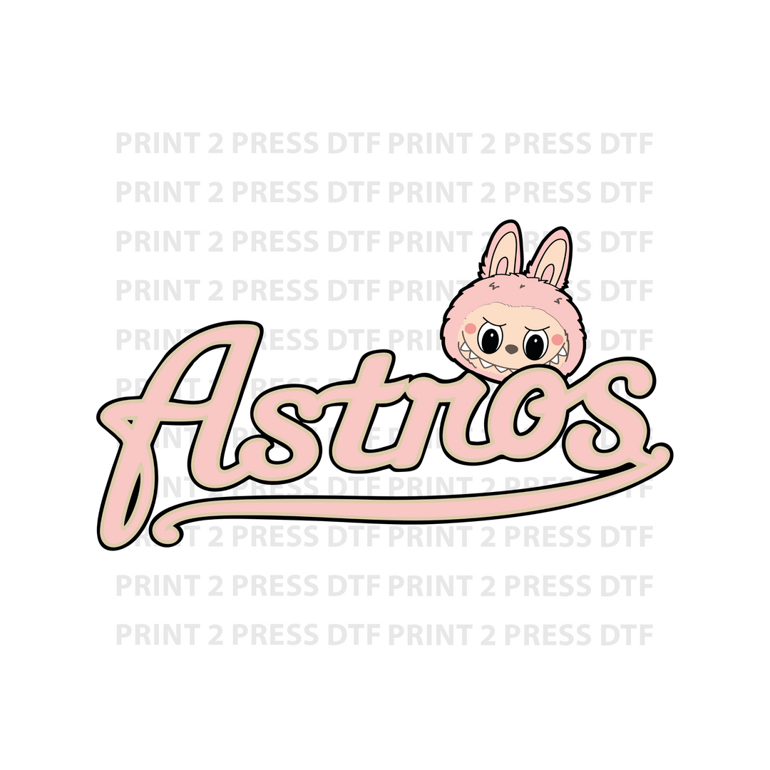 Pink Astros - Labubu