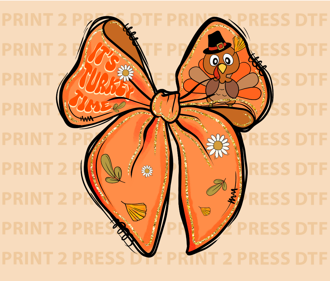 Coquette Turkey Bow