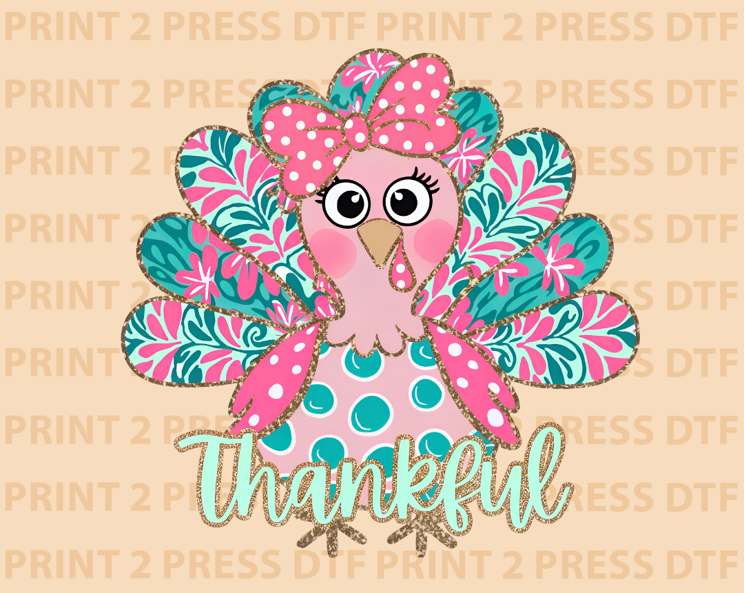 Pastel Multi Color Turkey