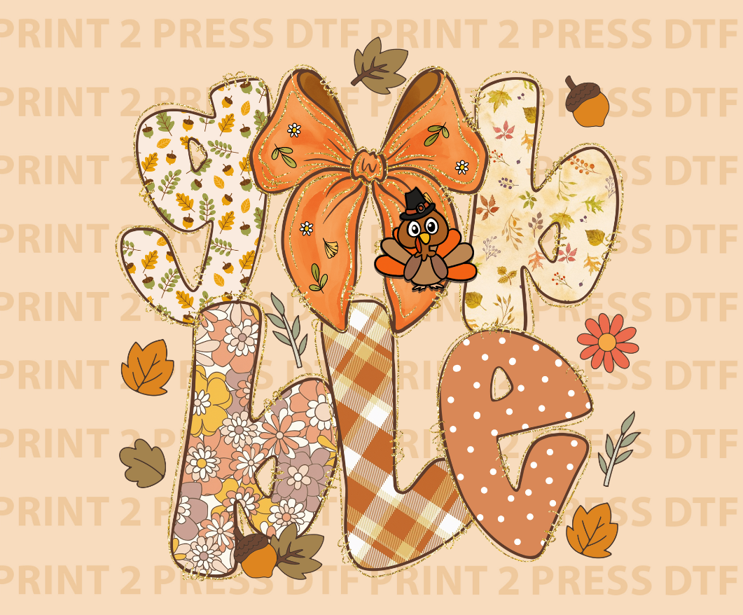 Gobble Doodle Bow
