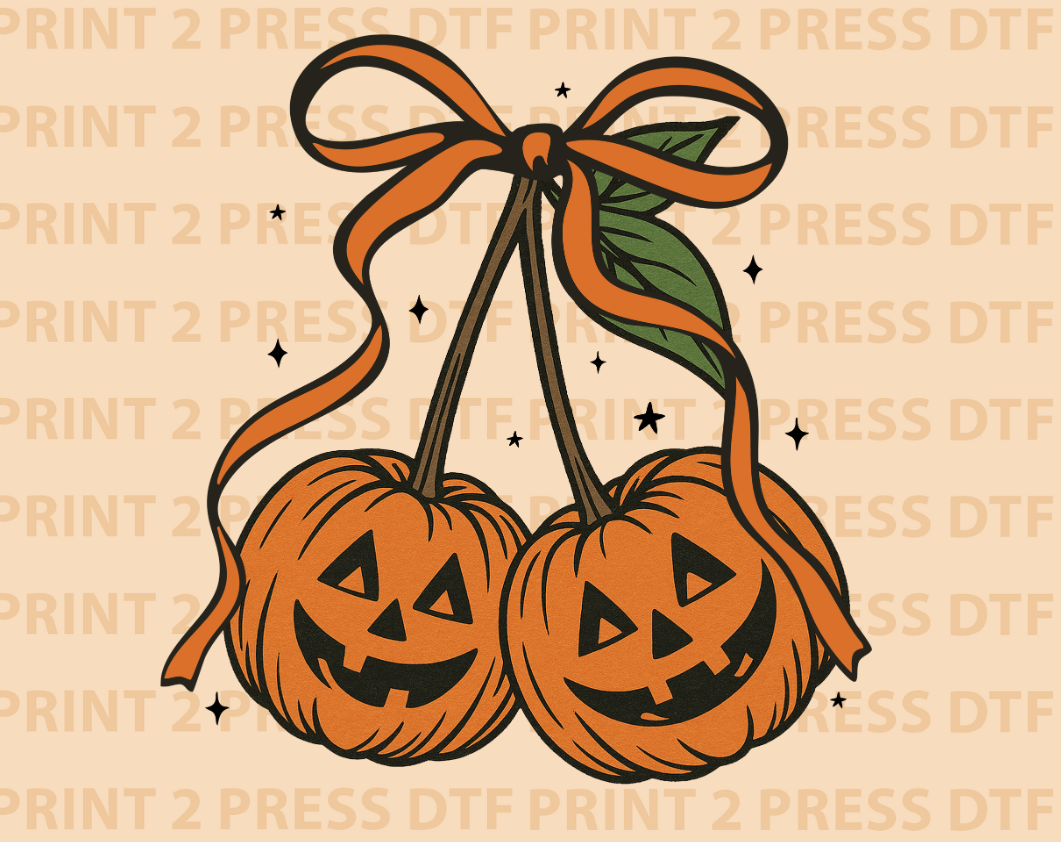 Coquette Cherry Jack o Lanterns