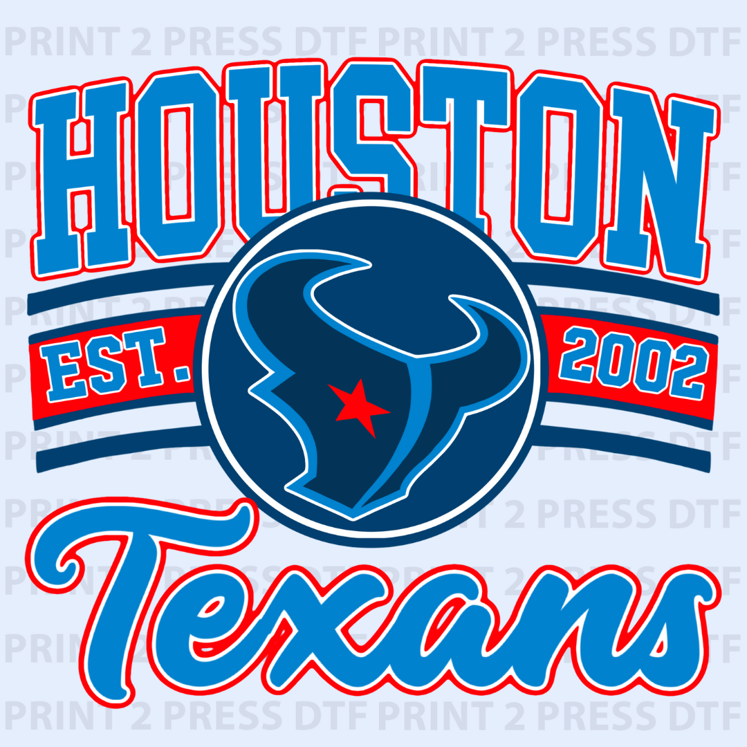 Houston Texans Royal and Red
