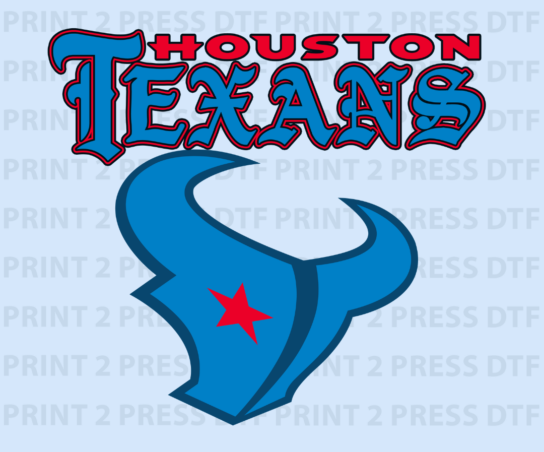 Old English Houston Texans Bull New Colors