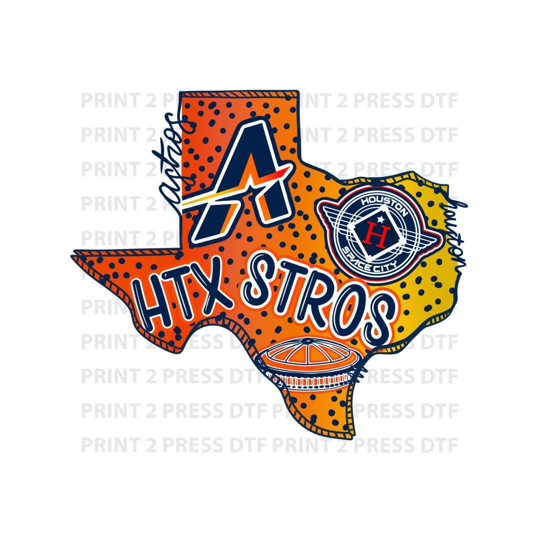 Stros Texas State Orange and Yellow
