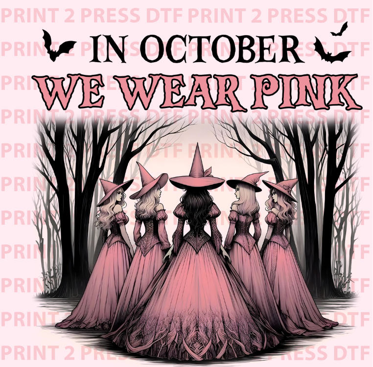In October We Wear Pink Witches