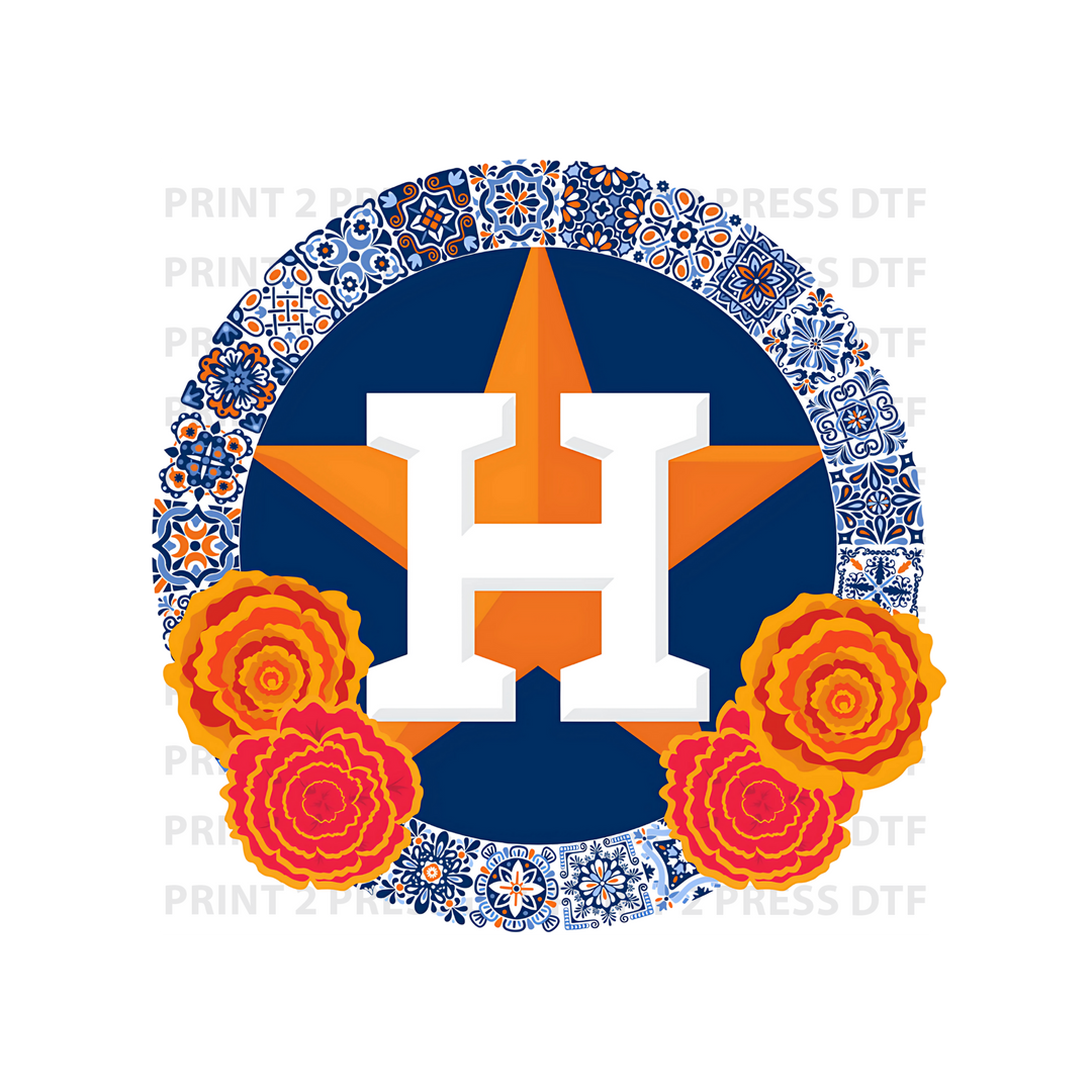 Blue Talavera - Marigolds