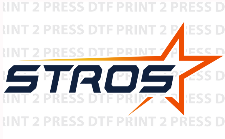 Stros Navy Orange Star - White Trim