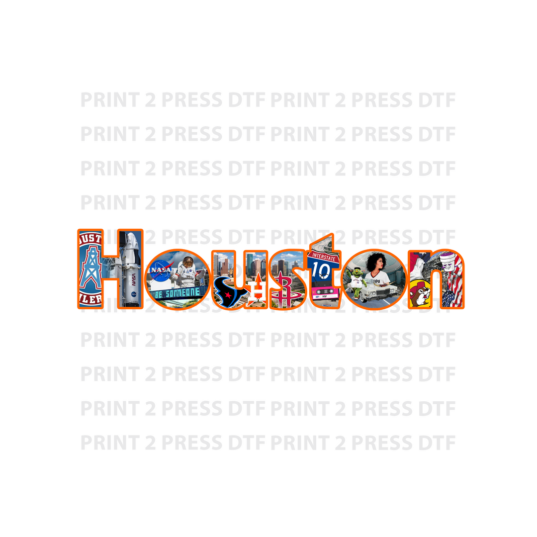Houston Images Orange Across