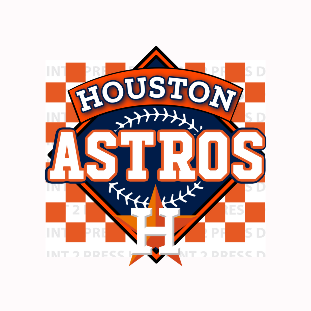 Houston Astros Orange Checkered