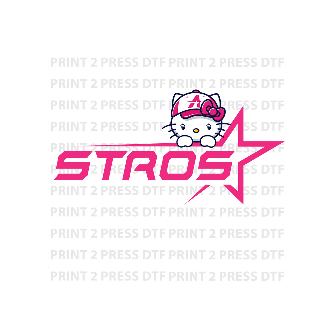 Pink Stros Hello Kitty