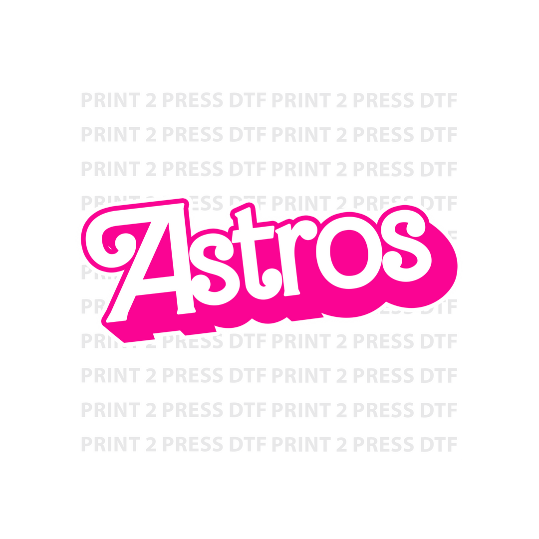 Barbie Font Astros