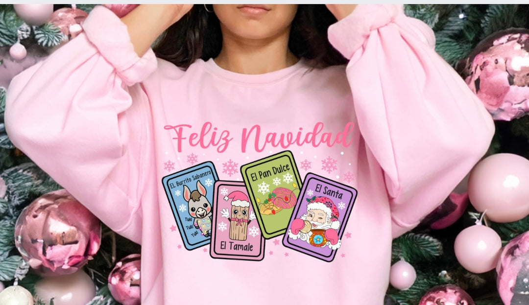 Feliz Navida Loteria Cards