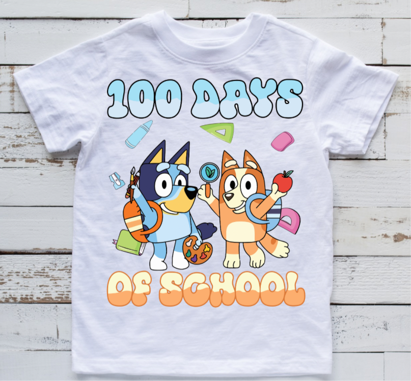 100 Days of School Bluey