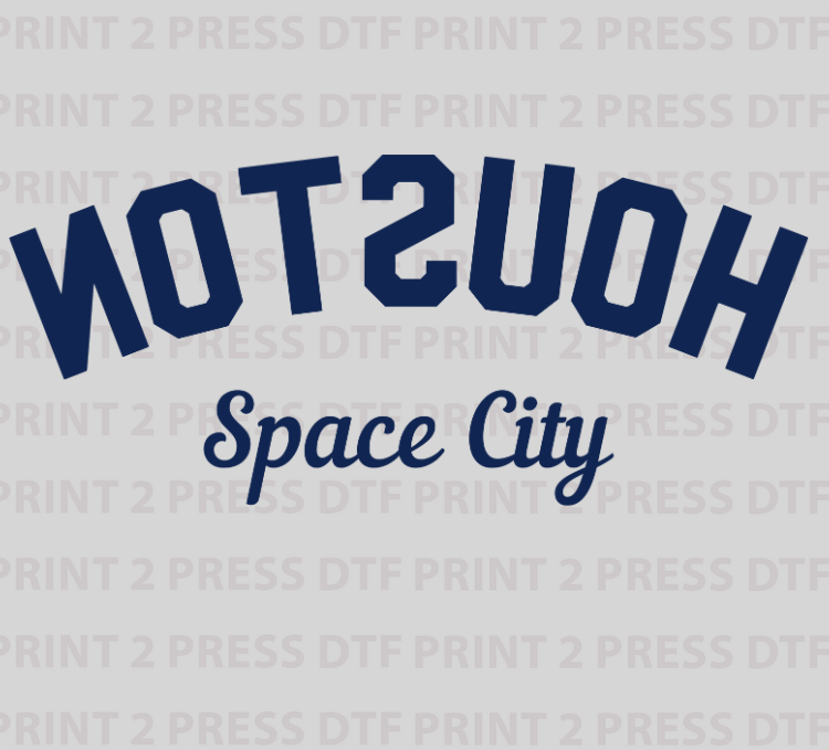 Navy Reversed Houston Space City