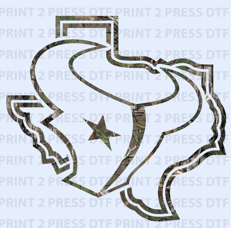 Texas w Toro Camo Green Outline