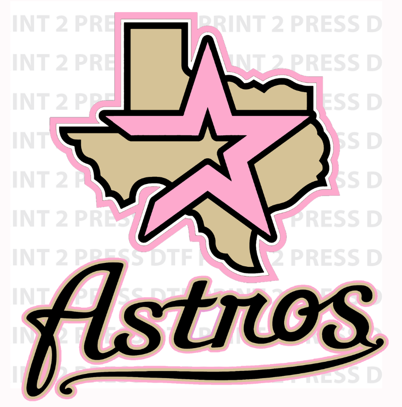 Retro Pink Star - Tan State