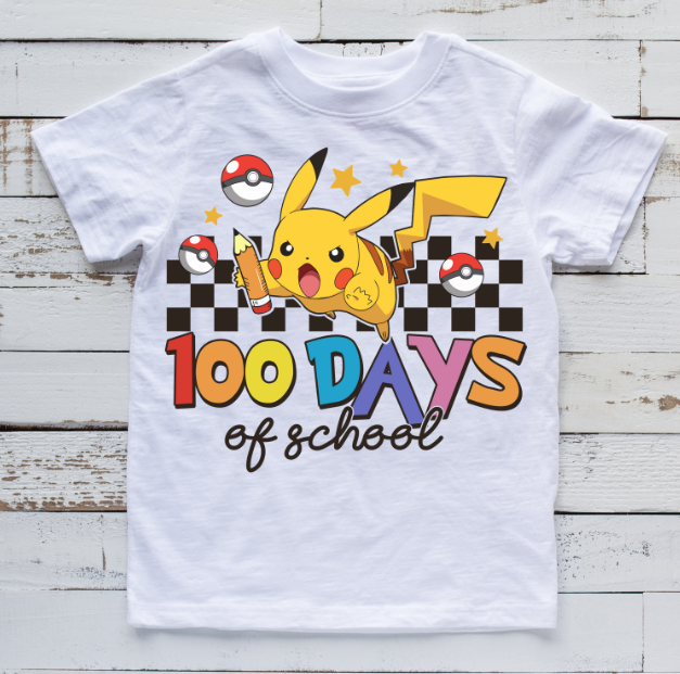 100 Days of Pokemon Checkered School