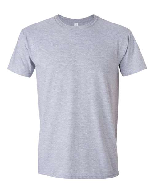 Gildan Adult Unisex Soft Style 6400 Sports Grey