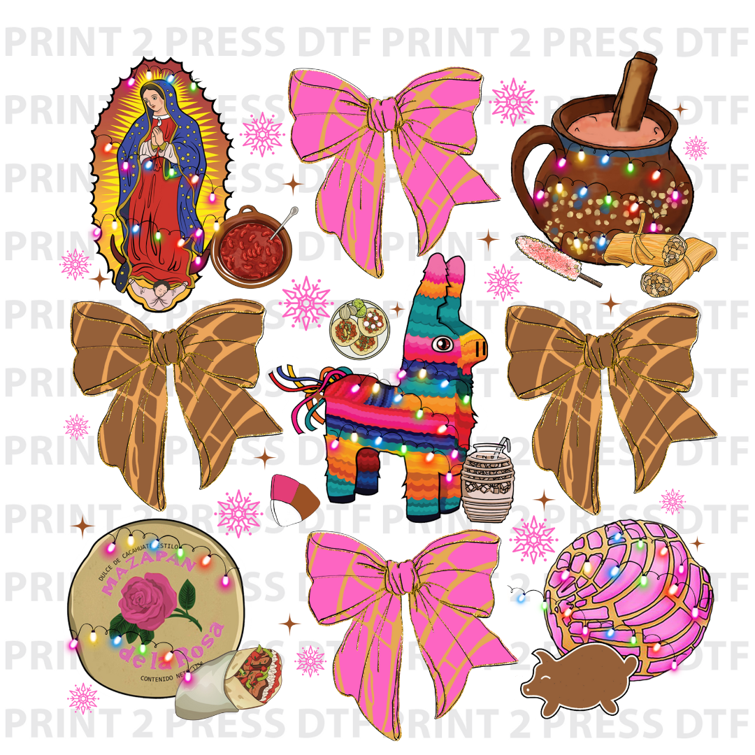 Bows Piñata Virgencita