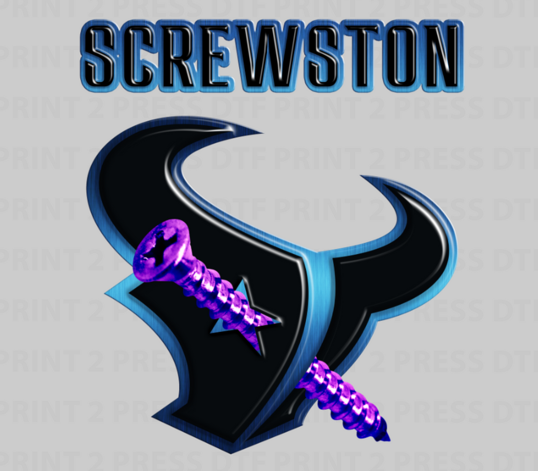 Screwston Texans Light Blue