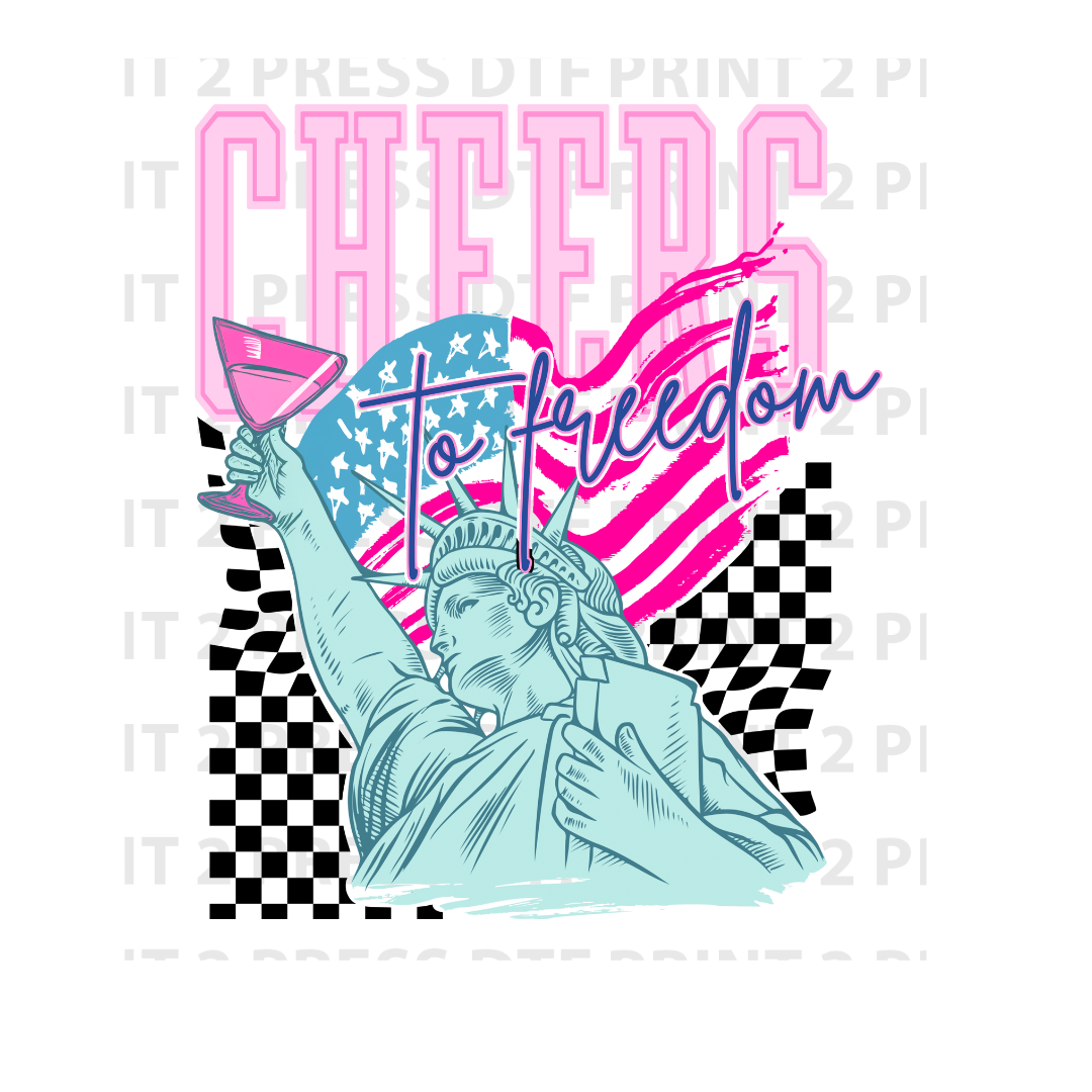 Cheers To Freedom Black