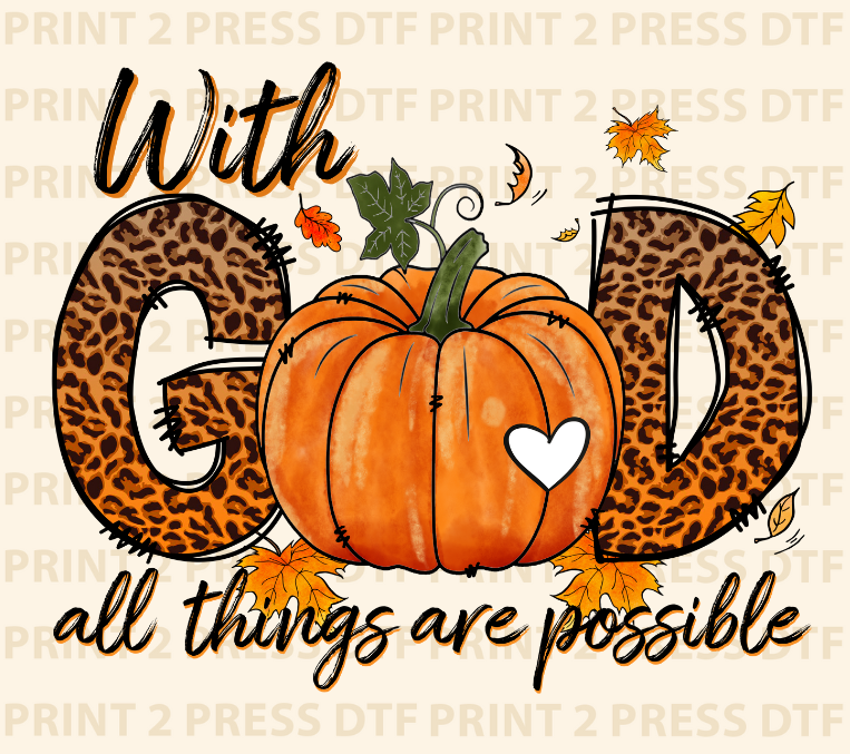 With God All Things Are Possible