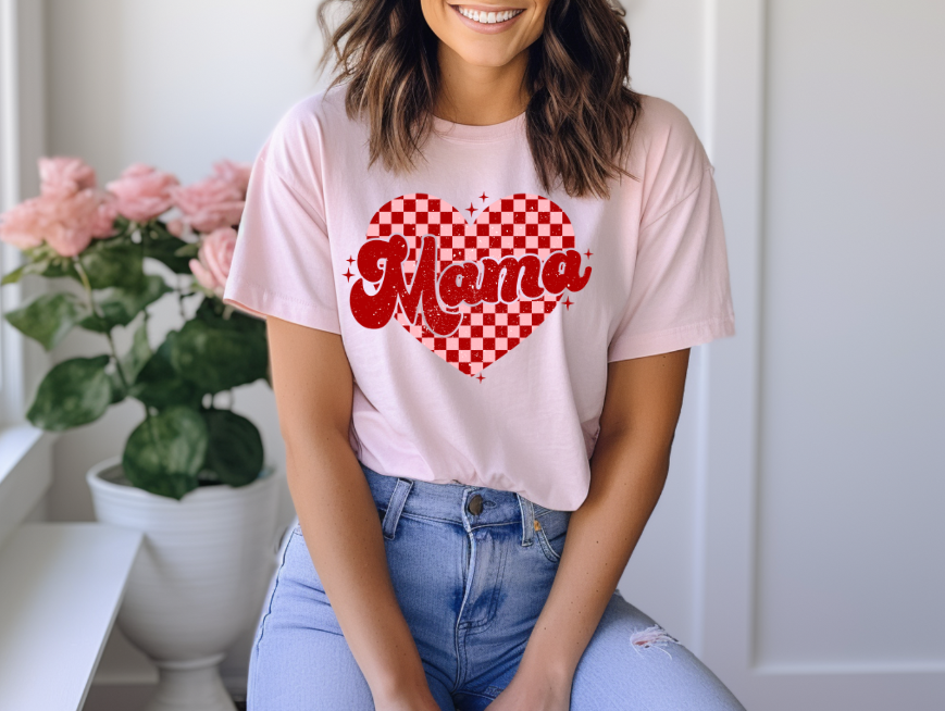 Checkered Heart Mama