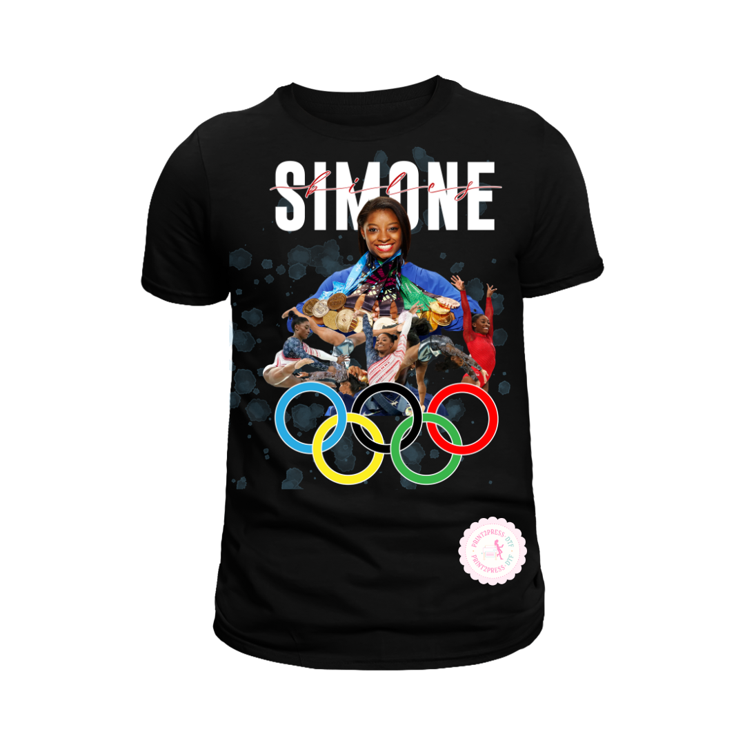 Simone 2024 Paris Gold PNG