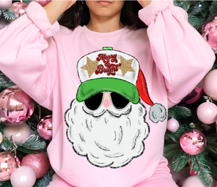 Merry & Bright Trucker Santa