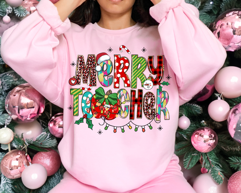 Merry Teacher Multi Color
