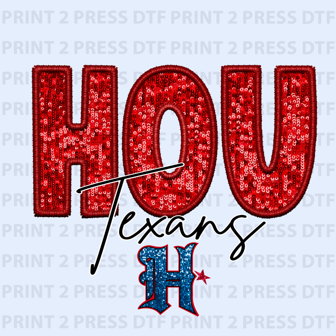 Faux Glitter Red Hou H