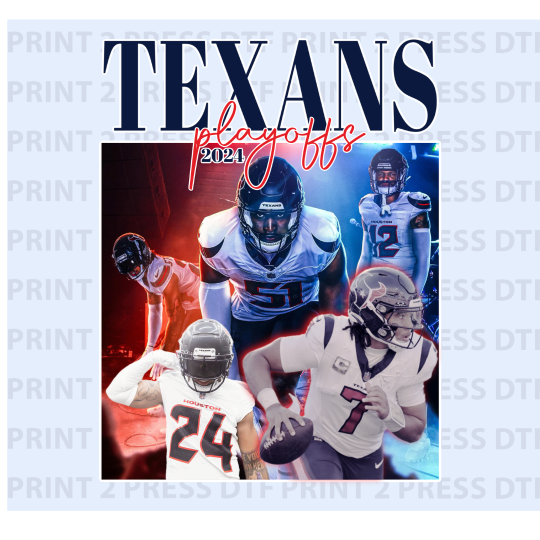 Texans Red and Blue Players