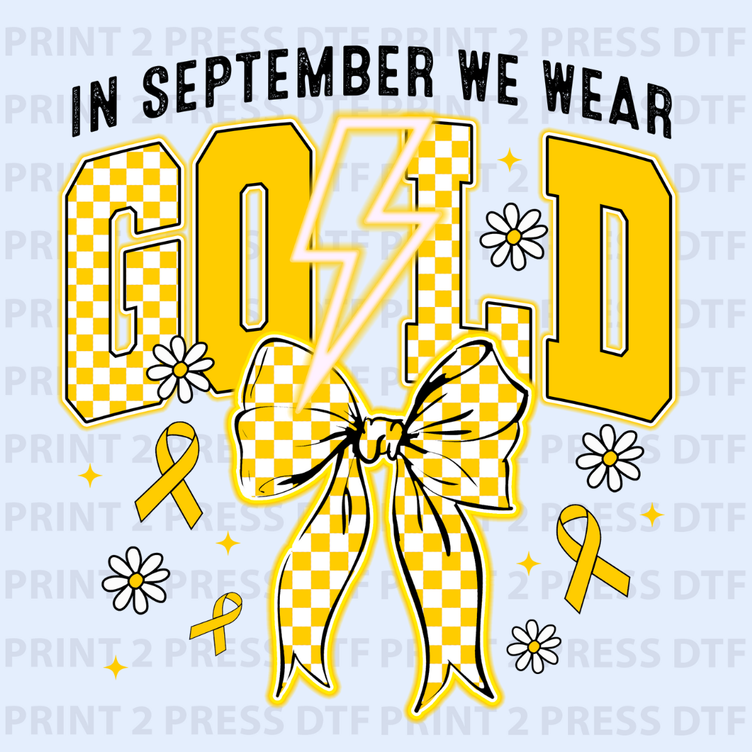 In September We Wear Gold Black