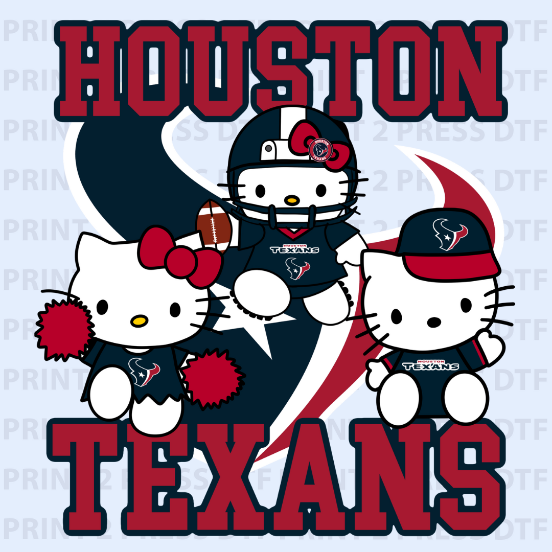Houston Texans Hello Kitty Logo