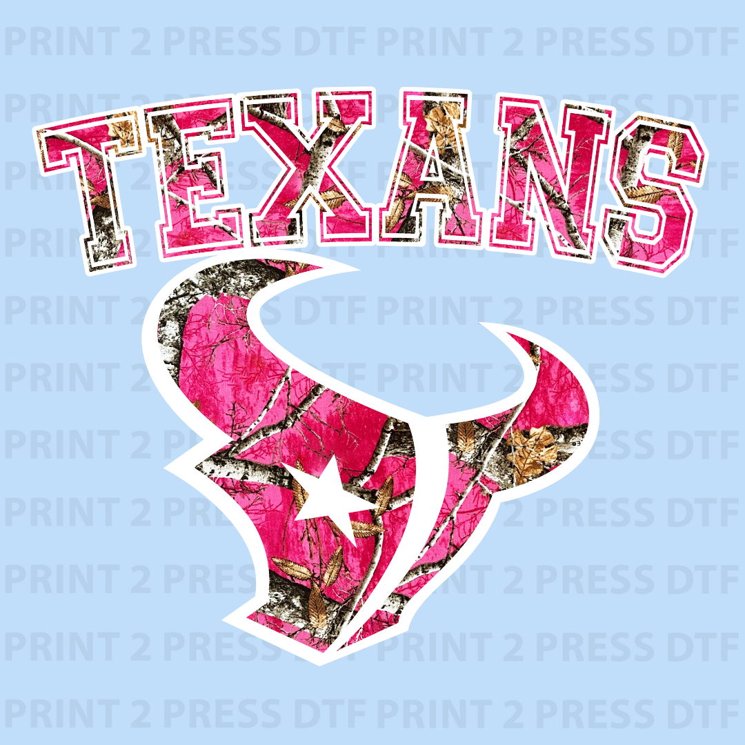 Texans Bull Cameo Pink