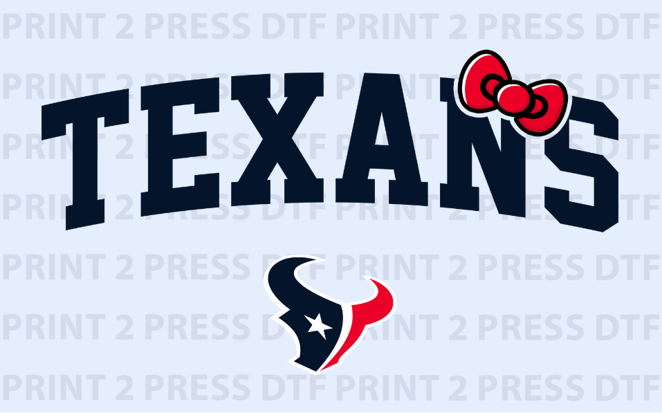 Texans Hello Kitty Bow