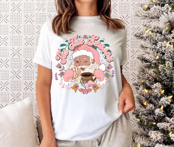 Pink Latino Santa