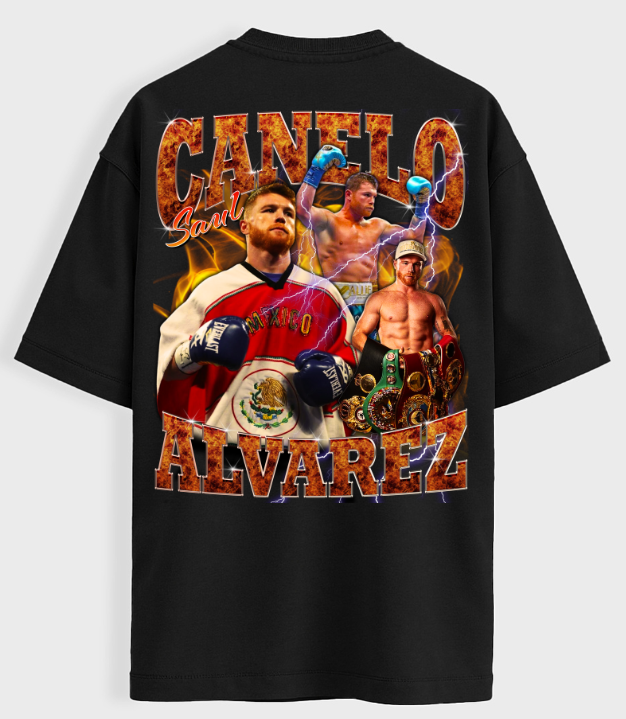 Orange Canelo Alvarez Collage