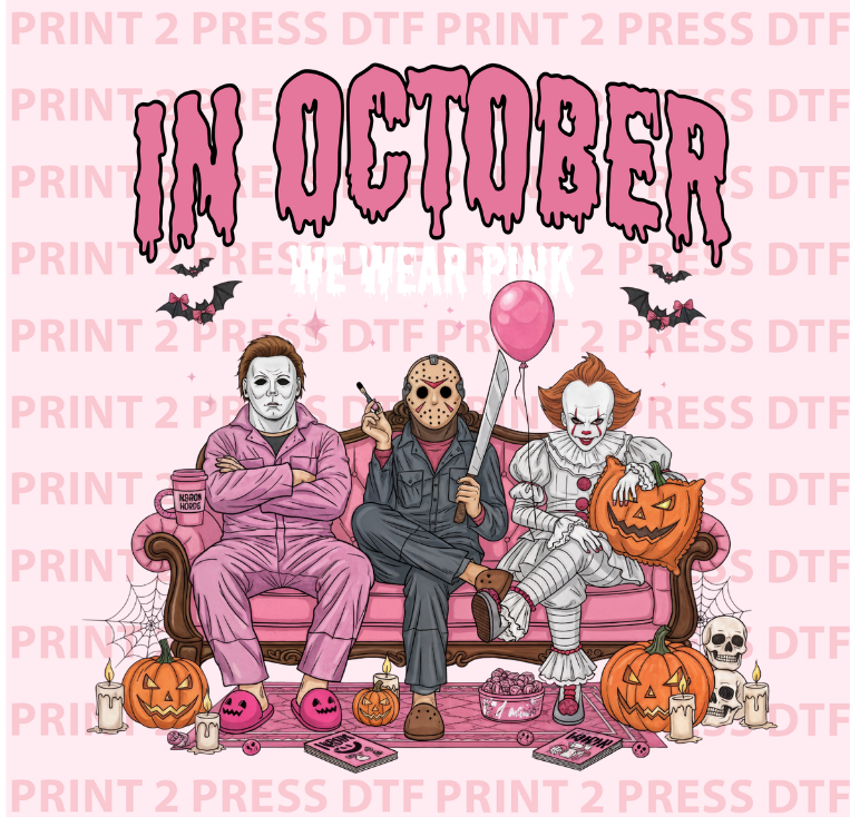 In October We Wear Horror (White)