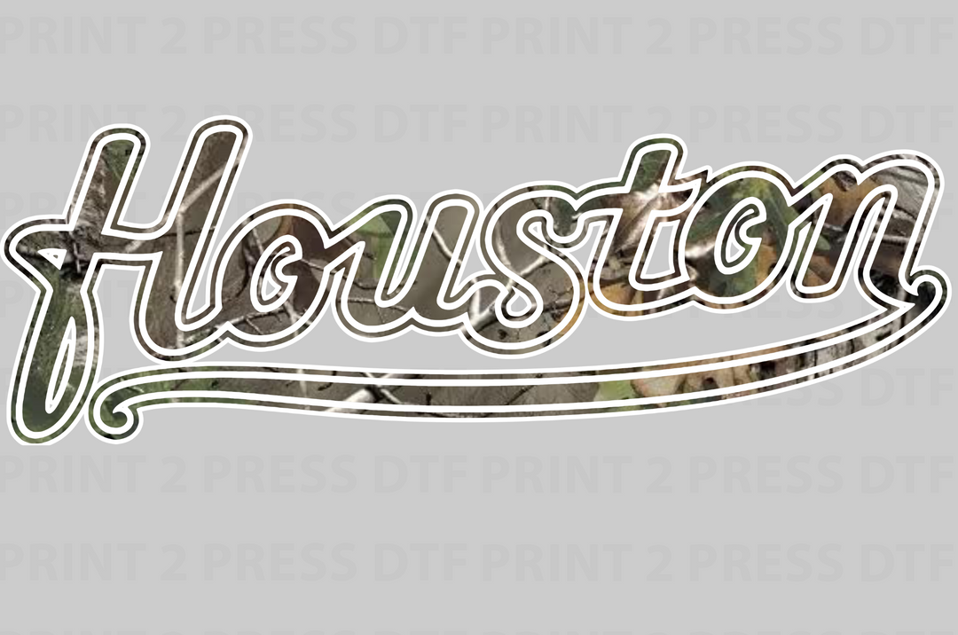 Cameo Houston Green Cursive