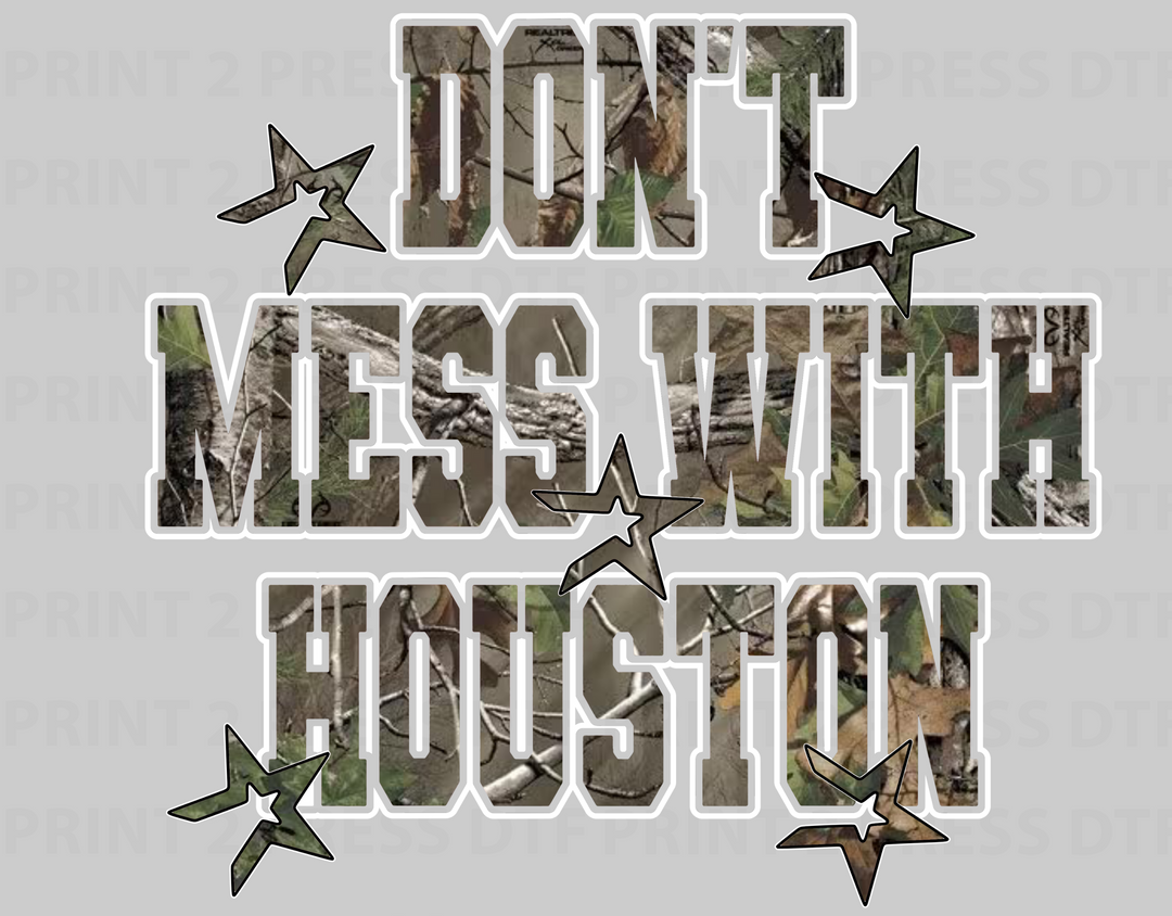 Don't Mess with Houston Green Camo (Astros)