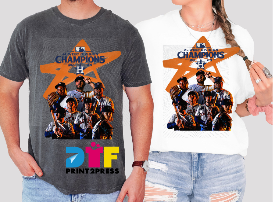 Unisex Al West Champs Team 2024 w Star DTF Transfer