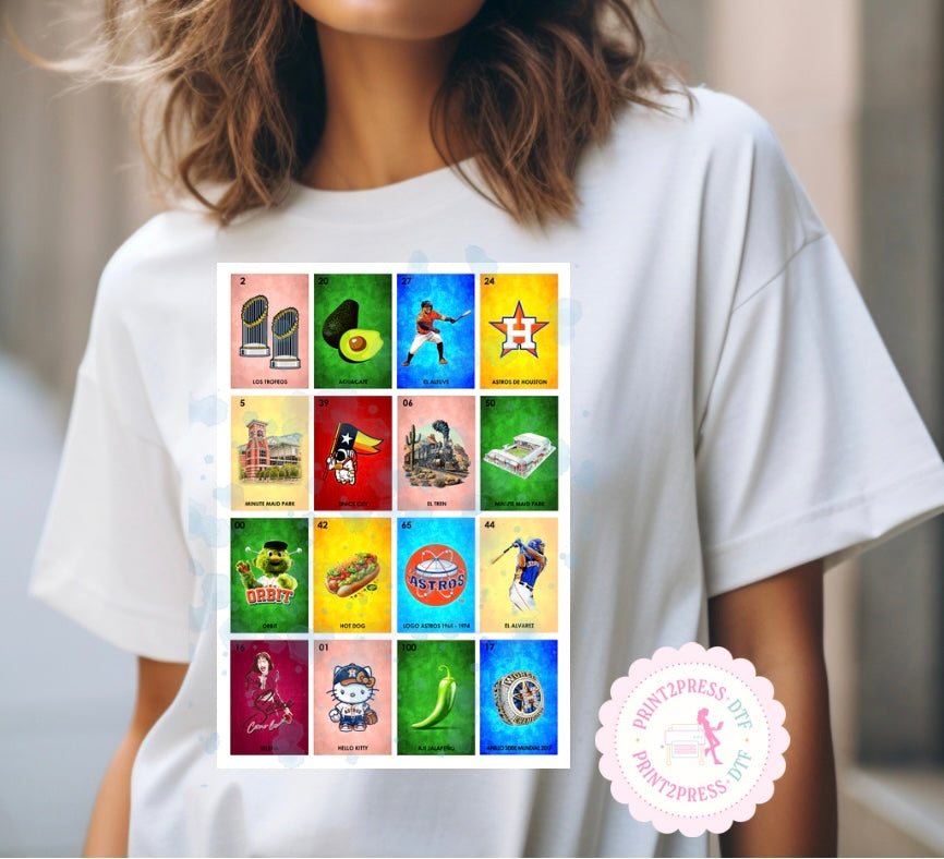 Loteria Houston Baseball PNG