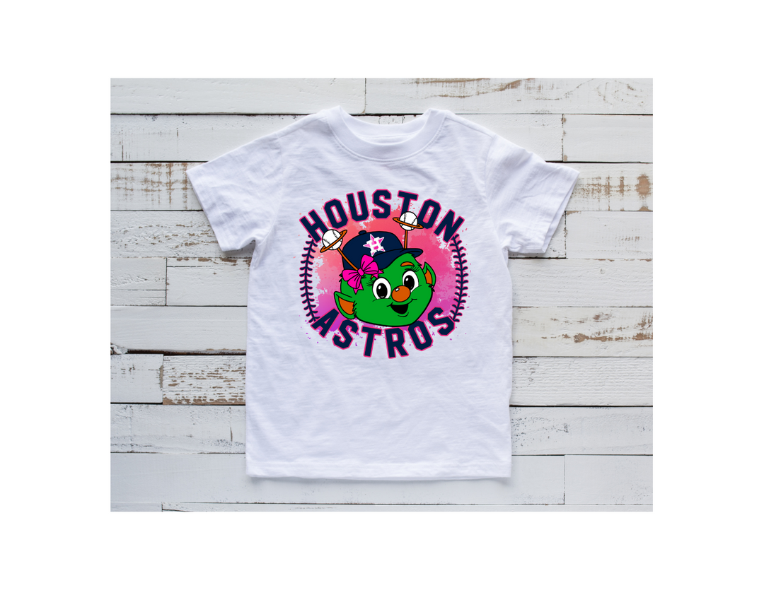 Pink Mascot Baseball