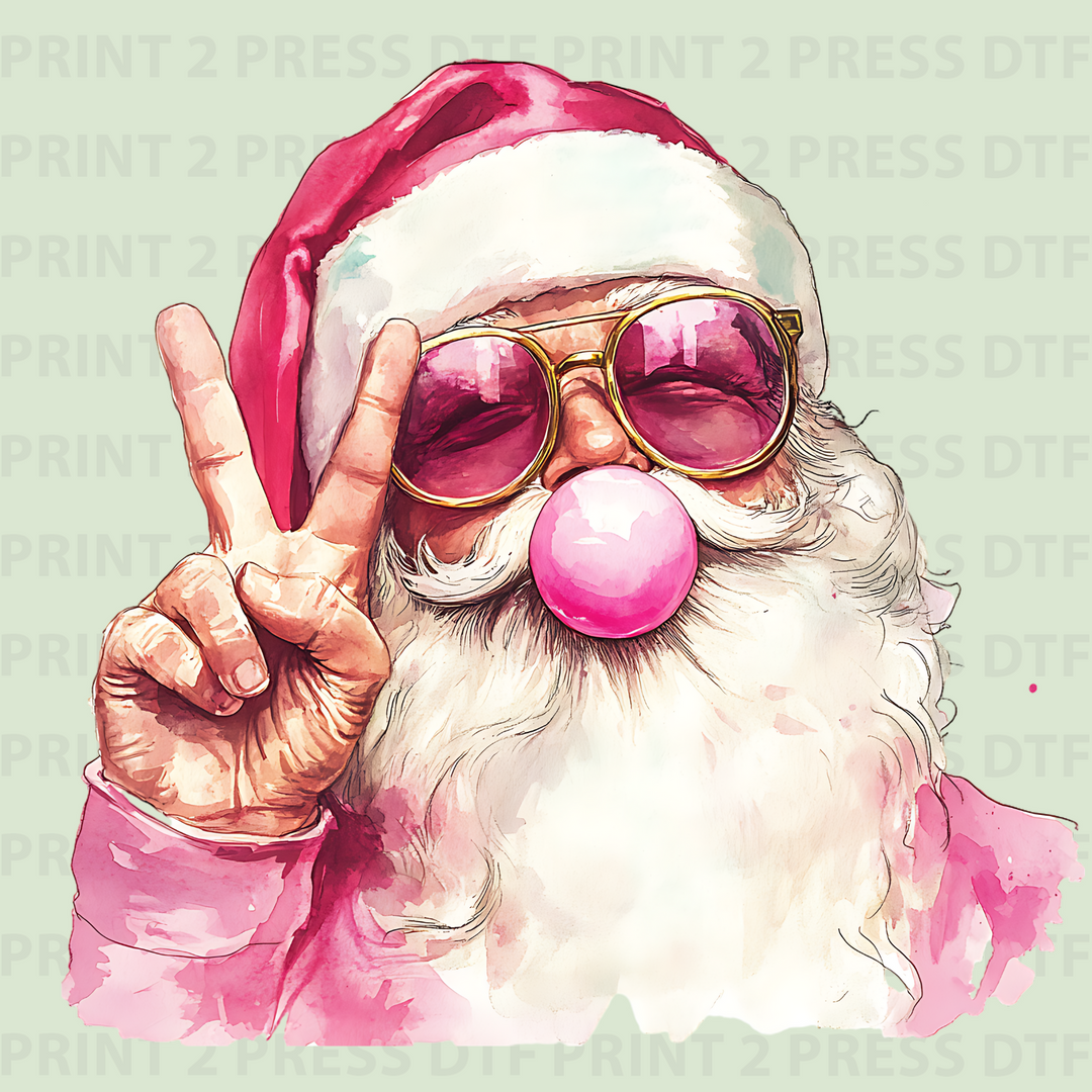 Peace Santa Bubble Gum